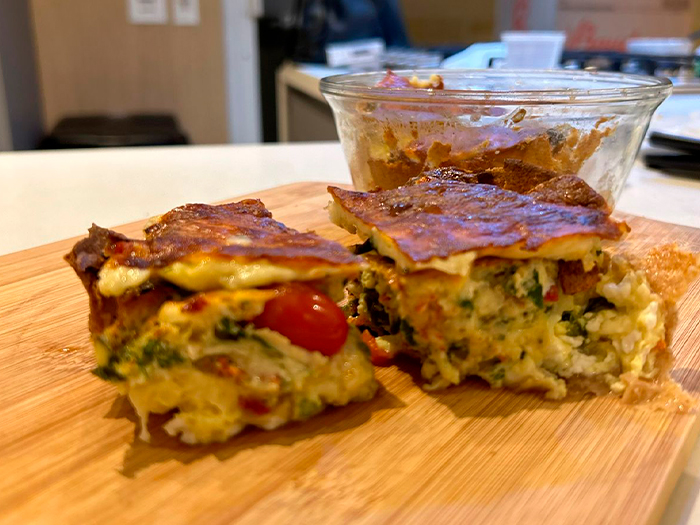 Quiche proteico