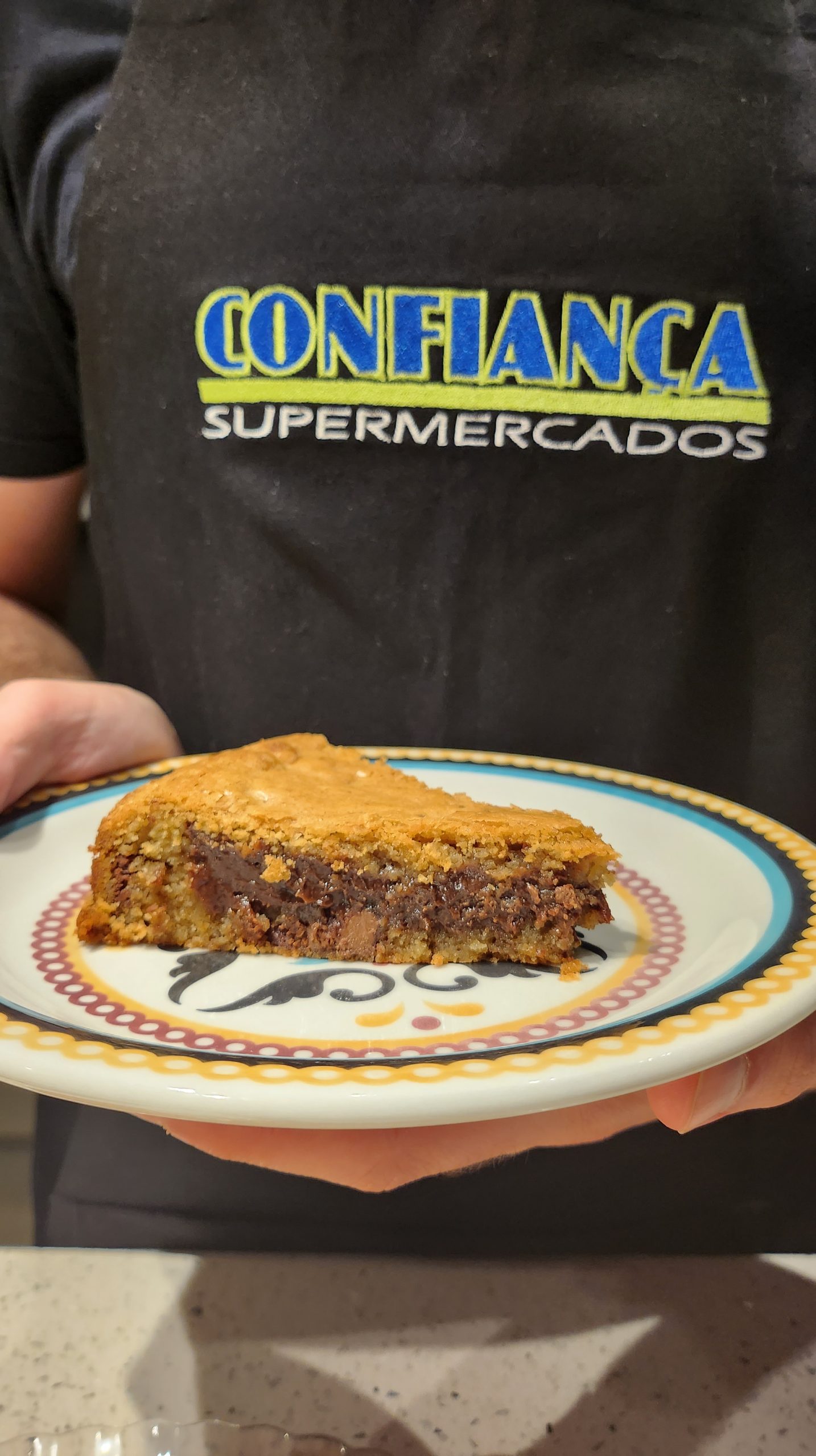 Torta Cookie com Brigadeiro de Panela