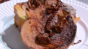 rabanada com nutella