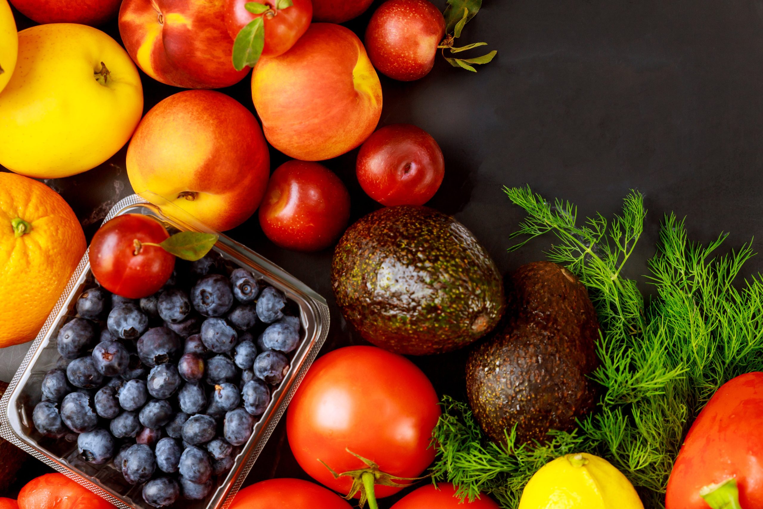 Frutas sobre a mesa