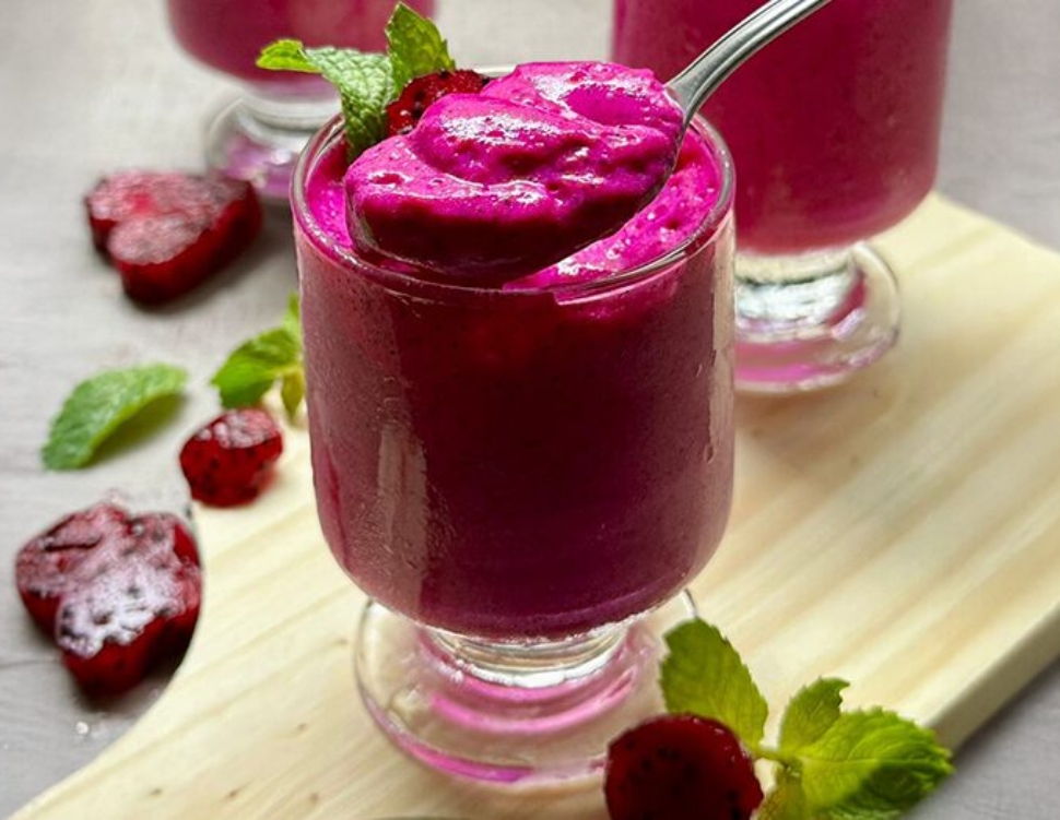 Mousse Proteica de Pitaya