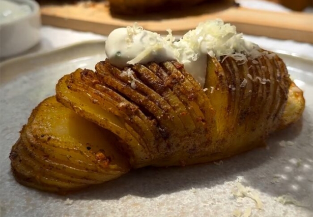Batata Hasselback