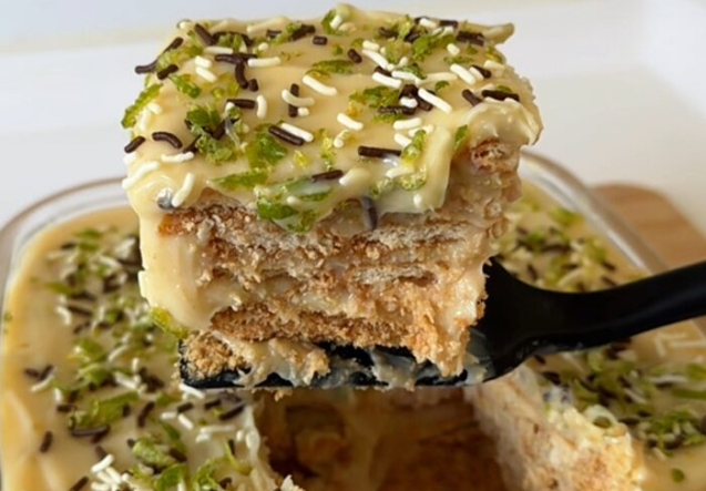 Torta palha italiana de limão
