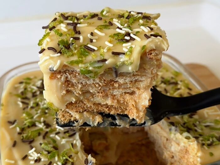 Torta palha italiana de limão