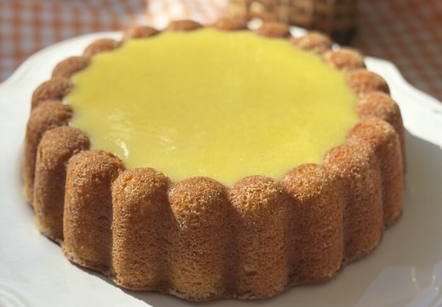 Bolo Vulcão de Laranja