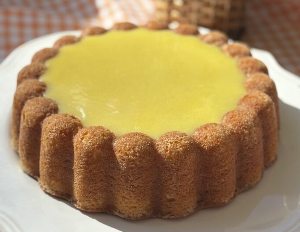 Bolo Vulcão de Laranja