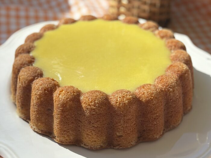 Bolo Vulcão de Laranja