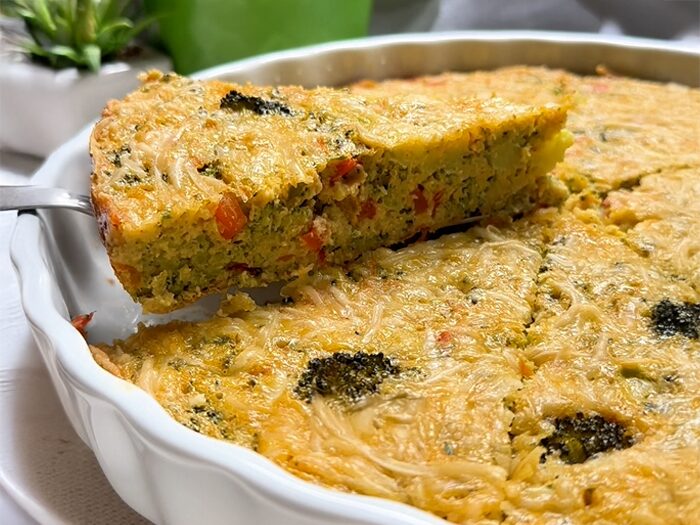 Torta de Brócolis Prática