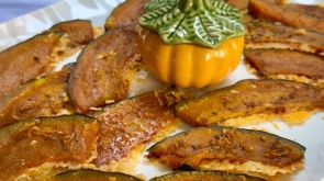 Abóbora em Crosta de Parmesão
