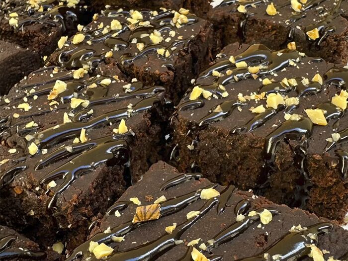Bolo Brownie com Abobrinha