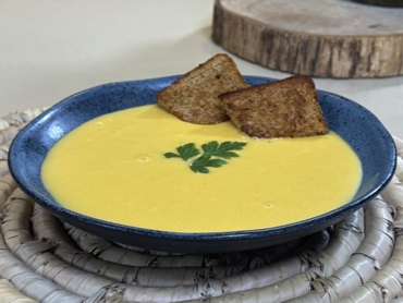 Creme de Batata, Alho-Poró e Cenoura