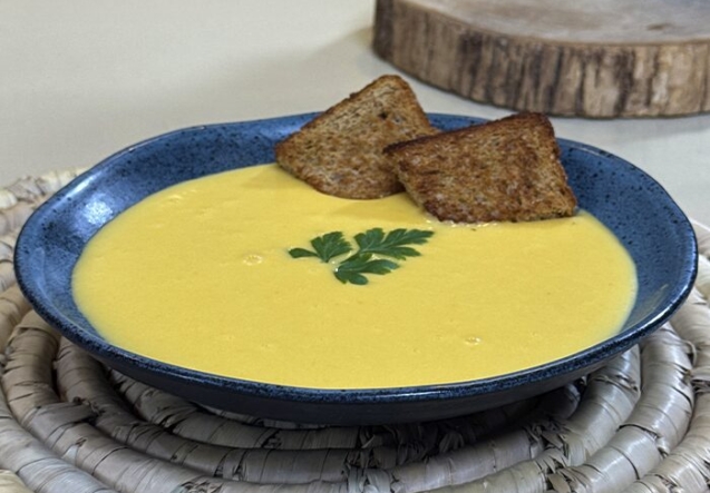 Creme de Batata, Alho-Poró e Cenoura