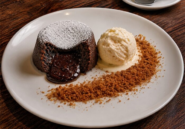 Petit Gâteau com Pralin de Avelã