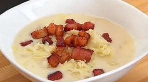 Sopa de Batata com Bacon