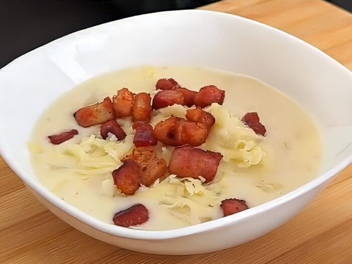 Sopa de Batata com Bacon