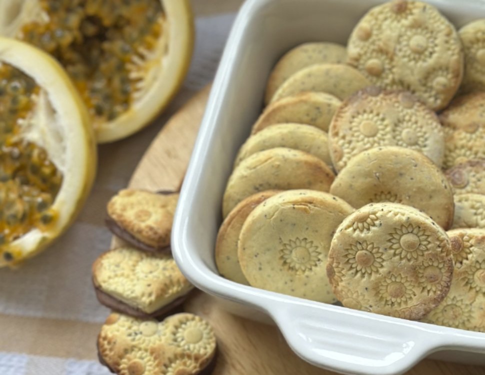 Biscoito Amanteigado de Maracujá