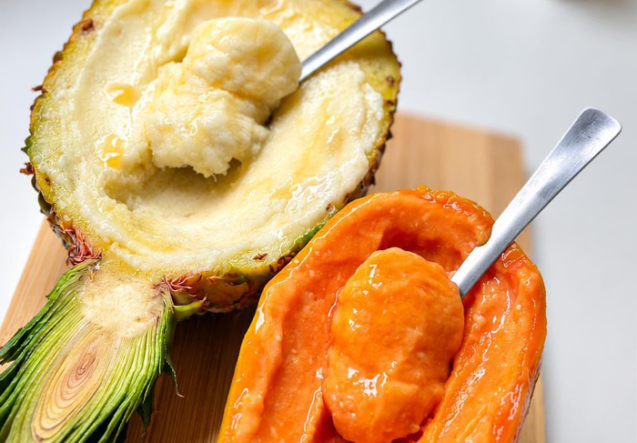 Sorvete Natural direto na Fruta Congelada