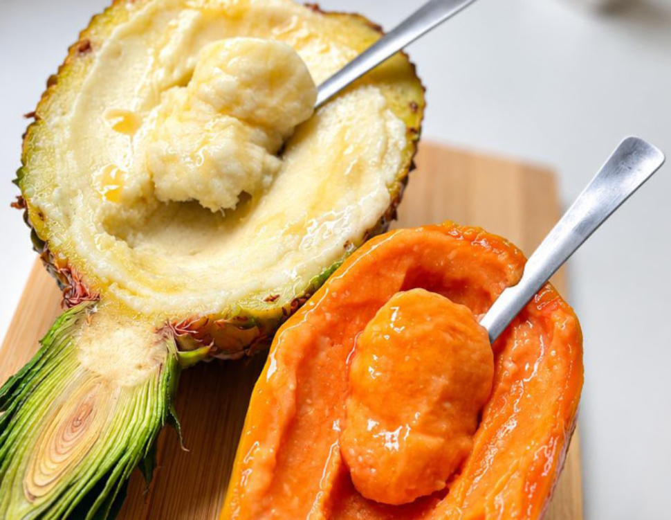 Sorvete Natural direto na Fruta Congelada