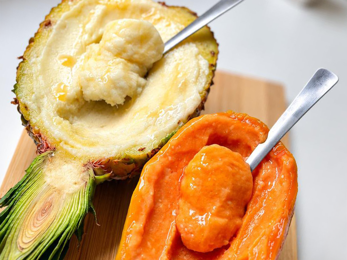 Sorvete Natural direto na Fruta Congelada